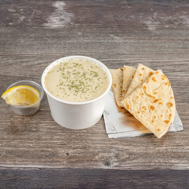 Avgolemono Soup.