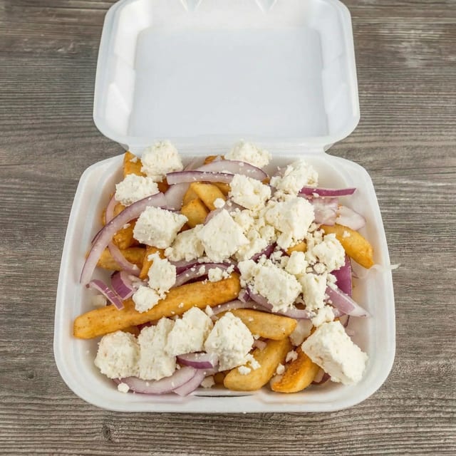 Loaded Greek Fries.