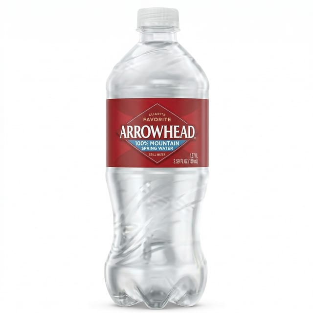 Arrowhead Bottled Water.